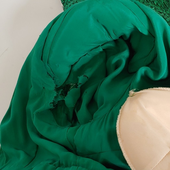Stephen Yearick Emerald Green Gown Size 2 - Picture 15 of 16